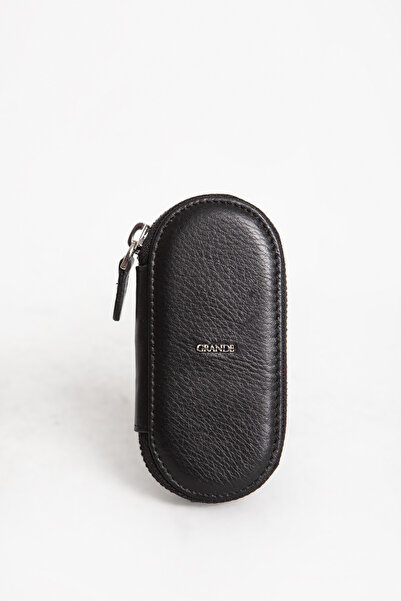Grande Gd 716 Hakiki Deri Anahtarlık Siyah