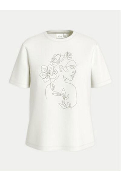 VILA tricou dama 14108062 alb