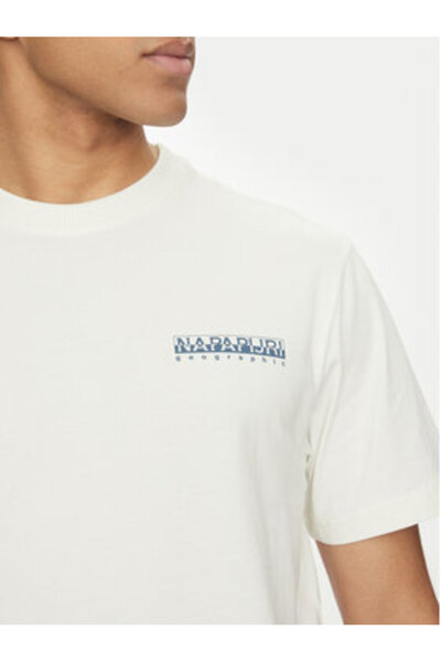 Napapijri tricou bărbați NP0A4IE42061 alb