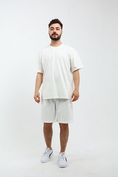 OXVİN Ανδρικό ΣΕΤ 2 ΤΕΜΑΧΙΩΝ OVERSIZED T-Shirt & Bermuda Shorts (ΜΟΛΔ)