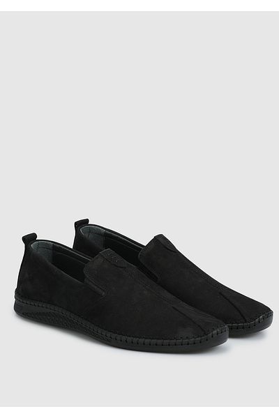 Eclipse Men's Black Leather Shoes