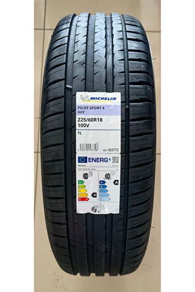 Michelin MİCHELİN 225/60R18 100V Pilot Sport 4 Suv Yaz Lastiği 2024 Üretim