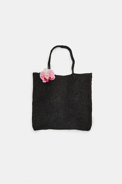 Stradivarius Floral crochet bag