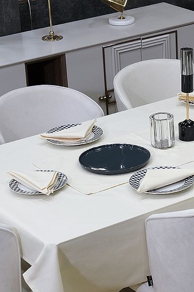 sevilya Dream Fabric Napkin Models Αδιάβροχο Υφασμάτινο Σετ προίκας χαρτοπετσέτας (ΣΥΣΚΕΥΑΣΙΑ 6)