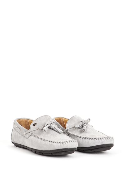 Pierre Cardinn Men's Lace-Up Loafer Shoes - Real Suede Leather 10701
