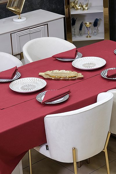 sevilya Dream Fabric Napkin Models Stain-Proof Fabric Napkin Dowry Set (Pack of 6)