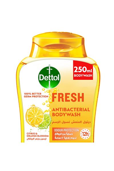 Dettol Fresh Shower Gel & Bodywash Citrus & Orange Blossom Fragrance 250 ml