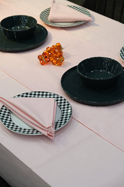 sevilya Dream Fabric Napkin Models Stain-Proof Fabric Napkin Dowry Set (Pack of 6)