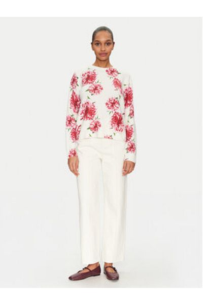 Morgan pulover de dama 251-MFLOWER natural