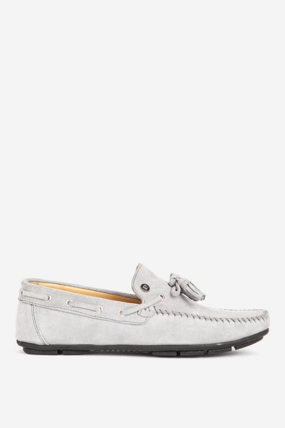 Pierre Cardinn Men's Lace-Up Loafer Shoes - Real Suede Leather 10701
