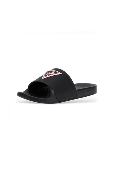 Guess Front Logo Written Slippers
