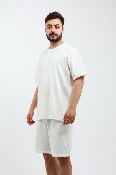 OXVİN Ανδρικό ΣΕΤ 2 ΤΕΜΑΧΙΩΝ OVERSIZED T-Shirt & Bermuda Shorts (ΜΟΛΔ)