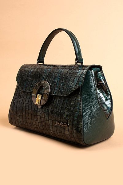 VOSTRO Handmade Italian Style 100% Real Genuine Leather Women's Long Strap Lockable Handbag - Vostro20219