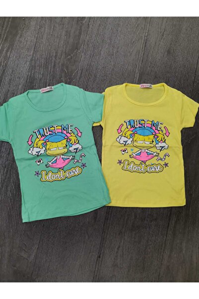 Neefy 2025 LETNJA NOVA SEZONA DEVOJČIČKI ODELJAK TRUST ME 2-DELNI ŠTAMPANI PR...