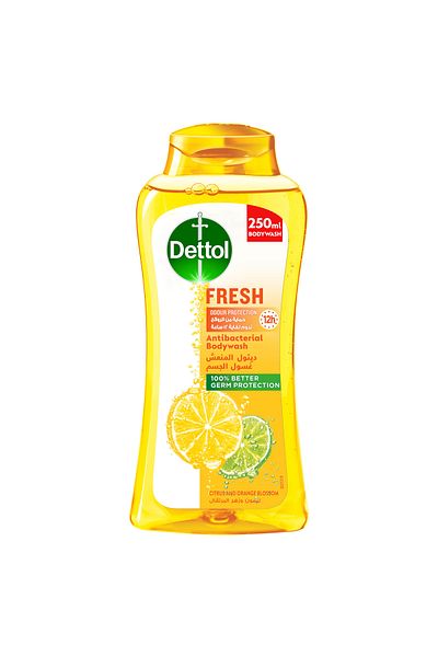 Dettol Fresh Shower Gel & Bodywash Citrus & Orange Blossom Fragrance 250 ml