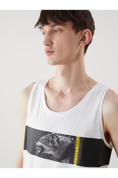 LC Waikiki Ανδρικό μπλουζάκι με στάμπα XSIDE Crew Neck