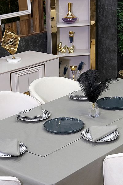 sevilya Комплект платнени салфетки Dream Cloth Napkin Models, устойчиви на петна, с форма на зестра (пакет от 6)