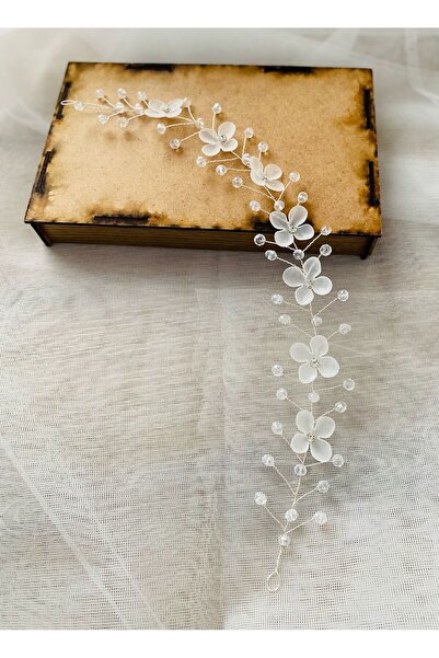 ASİMEL TASARIM إكسسوار شعر تاج العروس لحفلات الزفاف والزواج والخطوبة والخريجة