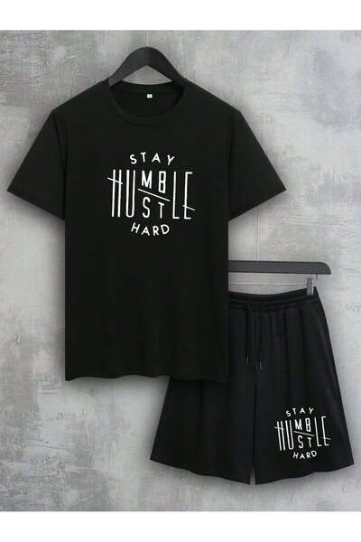 darkopia Unisex Printed Oversize Tshirt and Shorts Set of 2 Bottoms and Tops