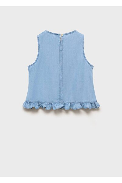 MANGO Kids Splývavá halenka s mašlí