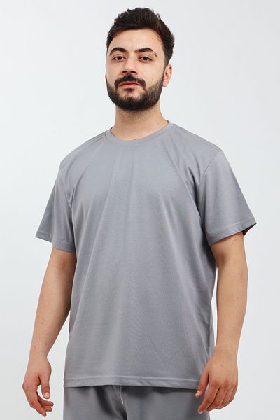 OXVİN Ανδρικό 100% βαμβακερό πλεκτό T-Shirt REGULAR (ΜΟΛΔ)