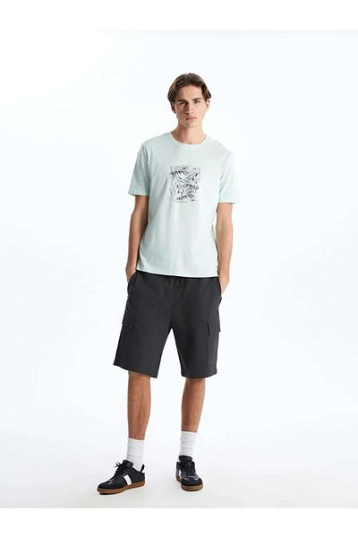 LC Waikiki Ανδρικό σορτς Cargo XSIDE Anthracite Slim Fit