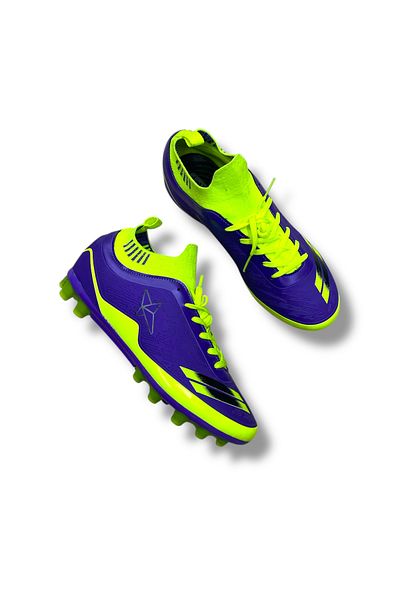 LALİGA Laliga Sock Cleats Purple Yellow Patterned