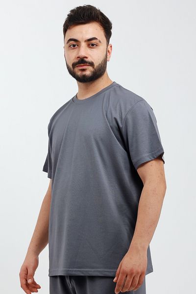 OXVİN Ανδρικό 100% βαμβακερό πλεκτό T-Shirt REGULAR (ΜΟΛΔ)