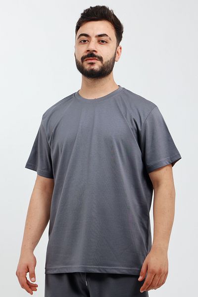 OXVİN Ανδρικό 100% βαμβακερό πλεκτό T-Shirt REGULAR (ΜΟΛΔ)