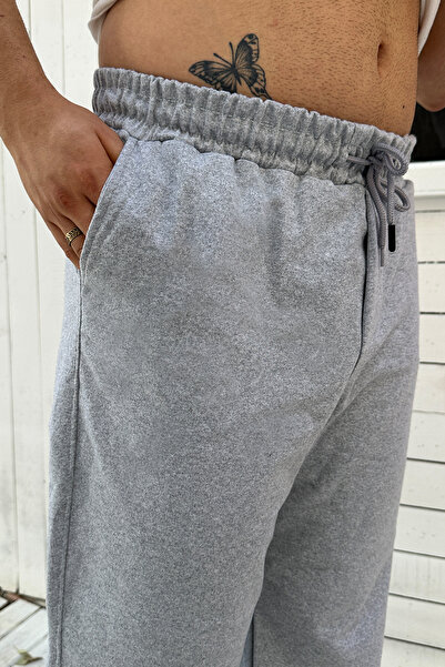 OXVİN Φούτερ με σωληνωτό πόδι 2 κλωστών Εποχιακό φαρδύ πόδι (ΠΛΗΡΗΣ ΜΟΡΦΗ)