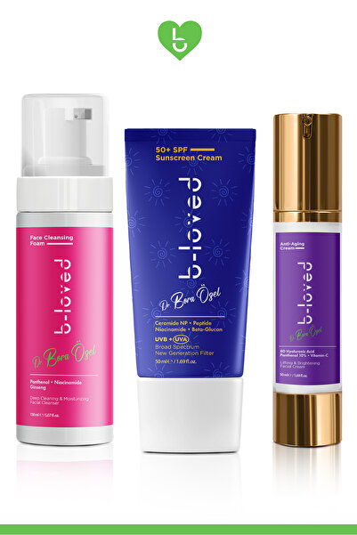 b-loved B Loved Yaşlanma Karşıtı 3'lü Set | Temizleme & Koruma