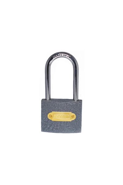 No8 Home Eco Gray Cast Long Hook Padlock 25mm