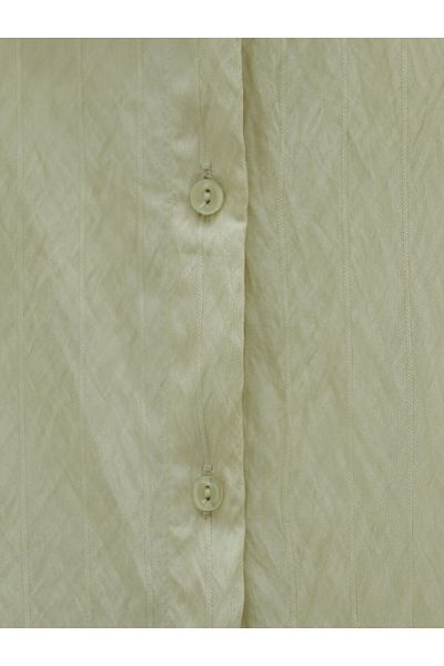 Modamorfo Classic Collar Buttoned Oval Cut Shirt Stone Color