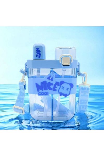 froyalife Quality School Nice Hanging Stylish Design Double Chamber Double Lid Children's Water Bottle Children's Water Bottle Flask