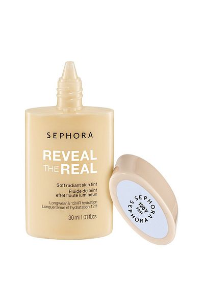 SEPHORA COLLECTION Reveal The Real 12HR Soft Radiant Skin Tint Lightweight, Buildable Coverage Foundation 120 Y 30ML
