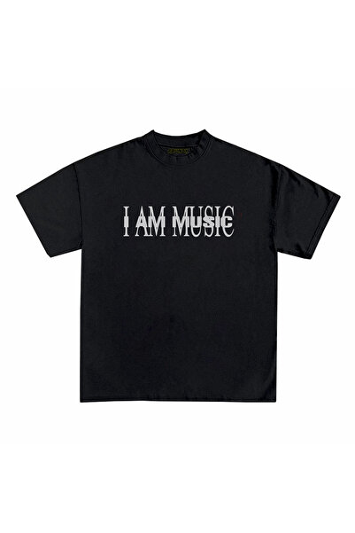RawNox Unisex Bol Kalıp RawNox Özel Koleksiyon I Am Music Tshirt