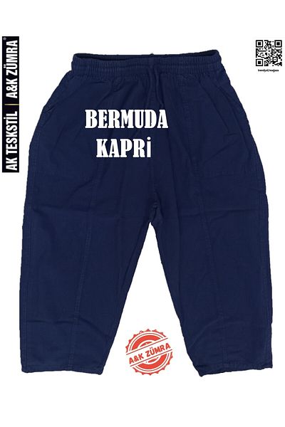 A&K ZÜMRA Vászon megjelenés Hambez nagy méretű Bermuda & Capri
