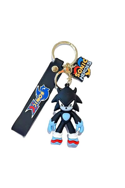 Bizde Ne Yok ki Sonic Knuckles 3D Large Size Luxury Keychain Toy and Bag Accessory 6 Different Figures