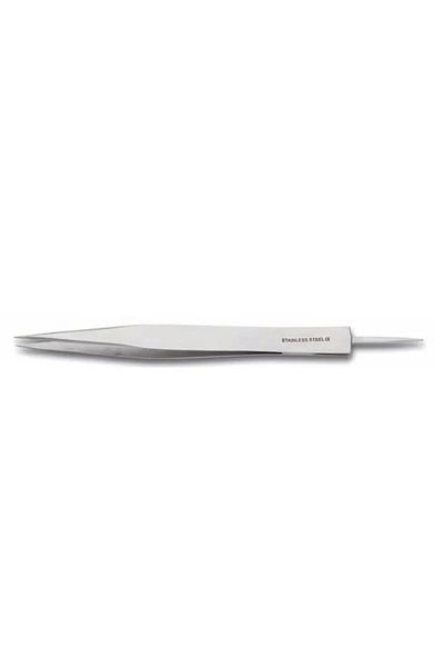 No8 Home M-233 textile tweezers with needle - stainless steel