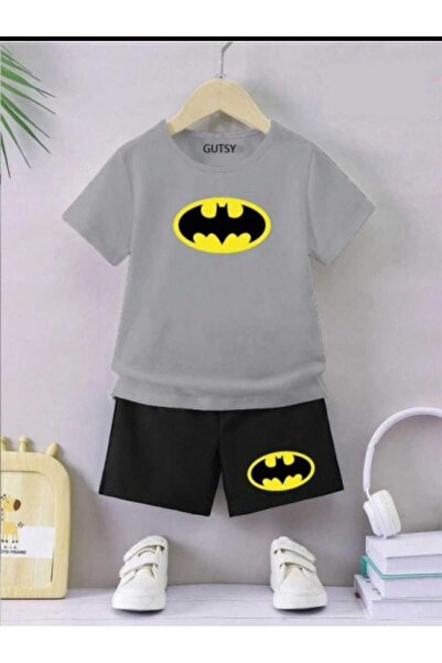 Gutsy DEČJA MAJICA I KRATKE HLAČE ZA DEVOJČICE / DEČAKE SA BATMANOVIM ŠARAĆEM
