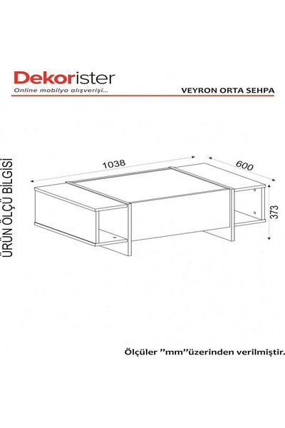 SAHABA Veyron Tv & Co TV Stand and Coffee Table Set Model