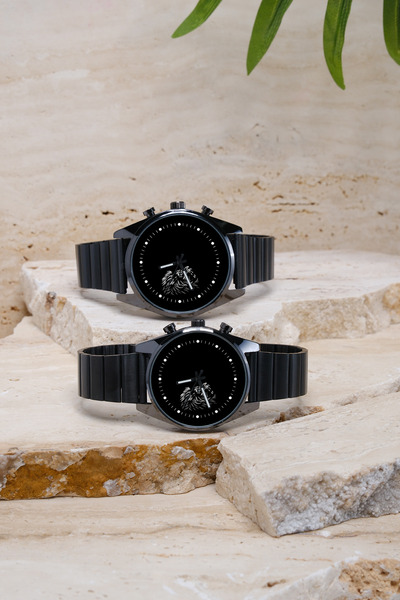 STONY Lion Figured Couple Couple Couple Watch, Men and Women Wrist Watch, Dear Special, Name and Date Can Be Written