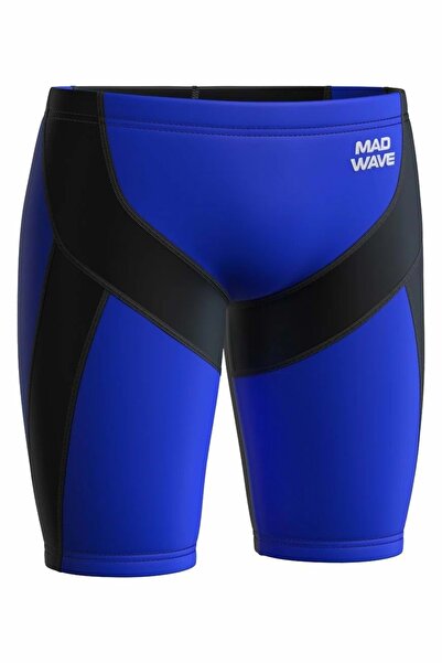 Mad Wave ملابس سباحة للأولاد جامر أزرق أسود - أزرق - مقاس M/8-9 سنوات