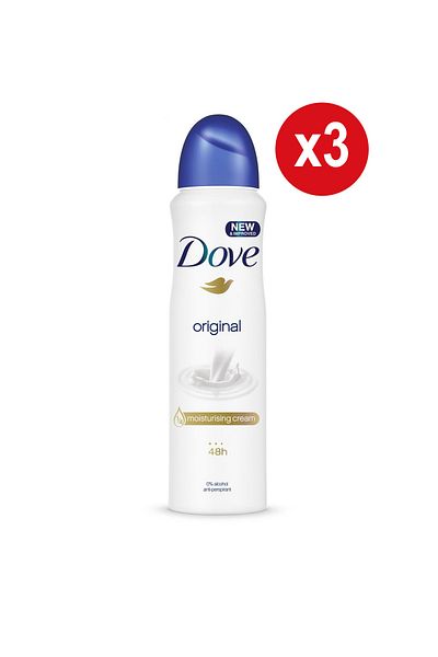 Dove Deo Original Women, 200ml X 3 Pieces