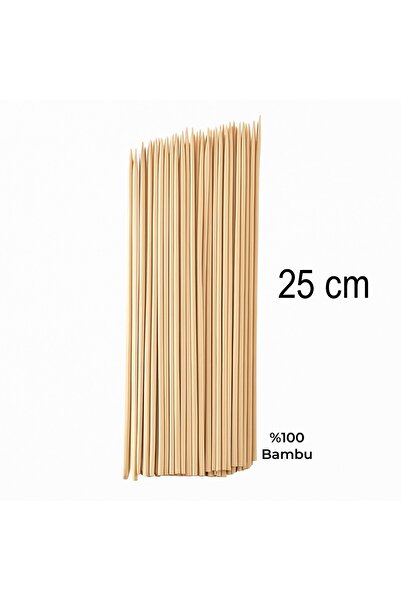 Vitapac % 100 Bambu Çöp Şiş 25 cm 100 Adet