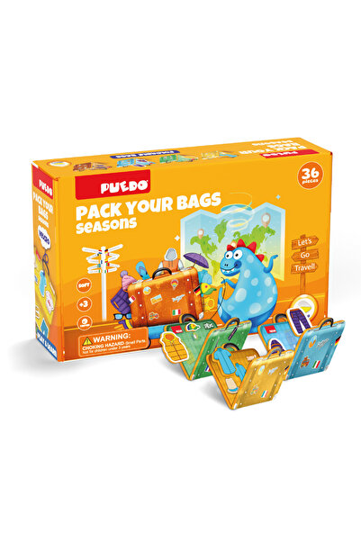 PUEDO Bavulunu Topla Eşleştirme Oyunu - Mevsimler