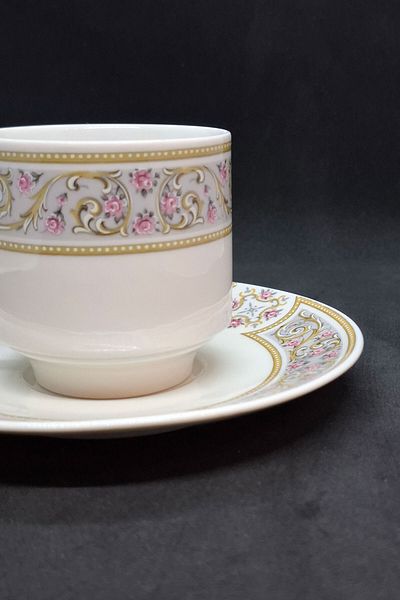 Bavaria Pink Bud Schumann Arzberg Double Coffee Cup 160 ml