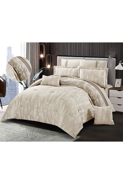 Red Rose Luxury royal bridal bedspread with lace design, size 240*260 cm