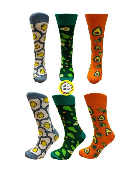 AL Bİ 90LIK SET DE MICĂ ORĂNĂ EGG AVOCADO ANANAS SET DE 3 PIESE CU MODELE CULORI