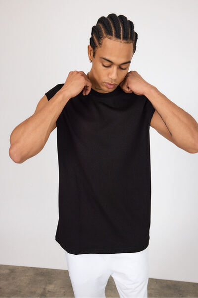 İLKCET MODA Ανδρικό χτενισμένο βαμβακερό άνετο εσώρουχο Oversize